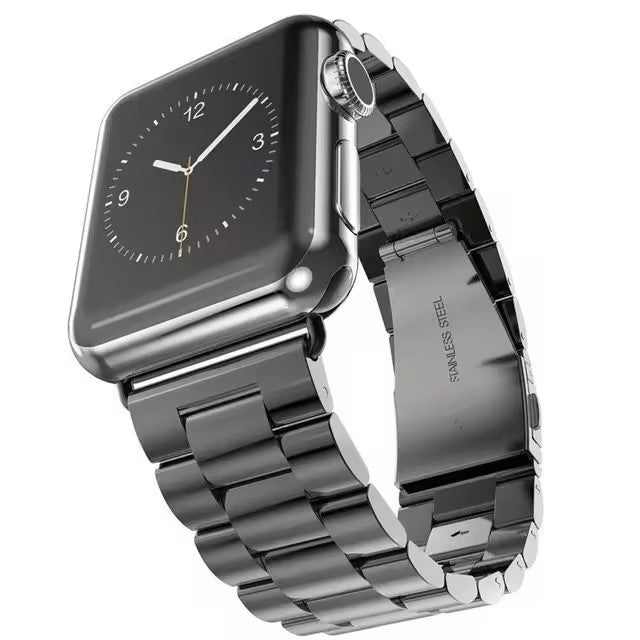Premium Stainless Steel Chain Watch Strap Compatible With Apple Smartwatches