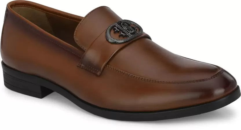 FORMAL BROWN LOAFERS FOR MEN
