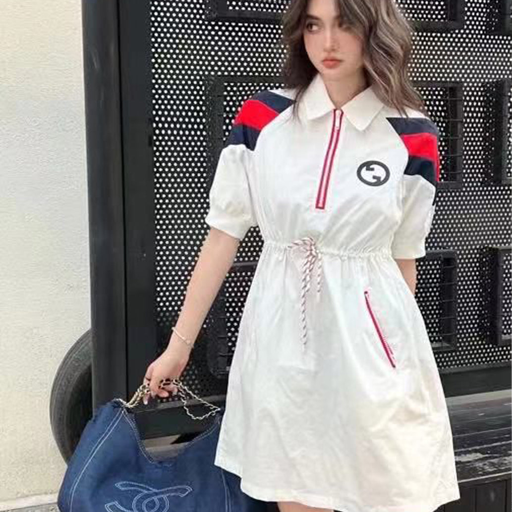 PREMIUM HIGH END QUALITY PARTY DRESS (WHITE)