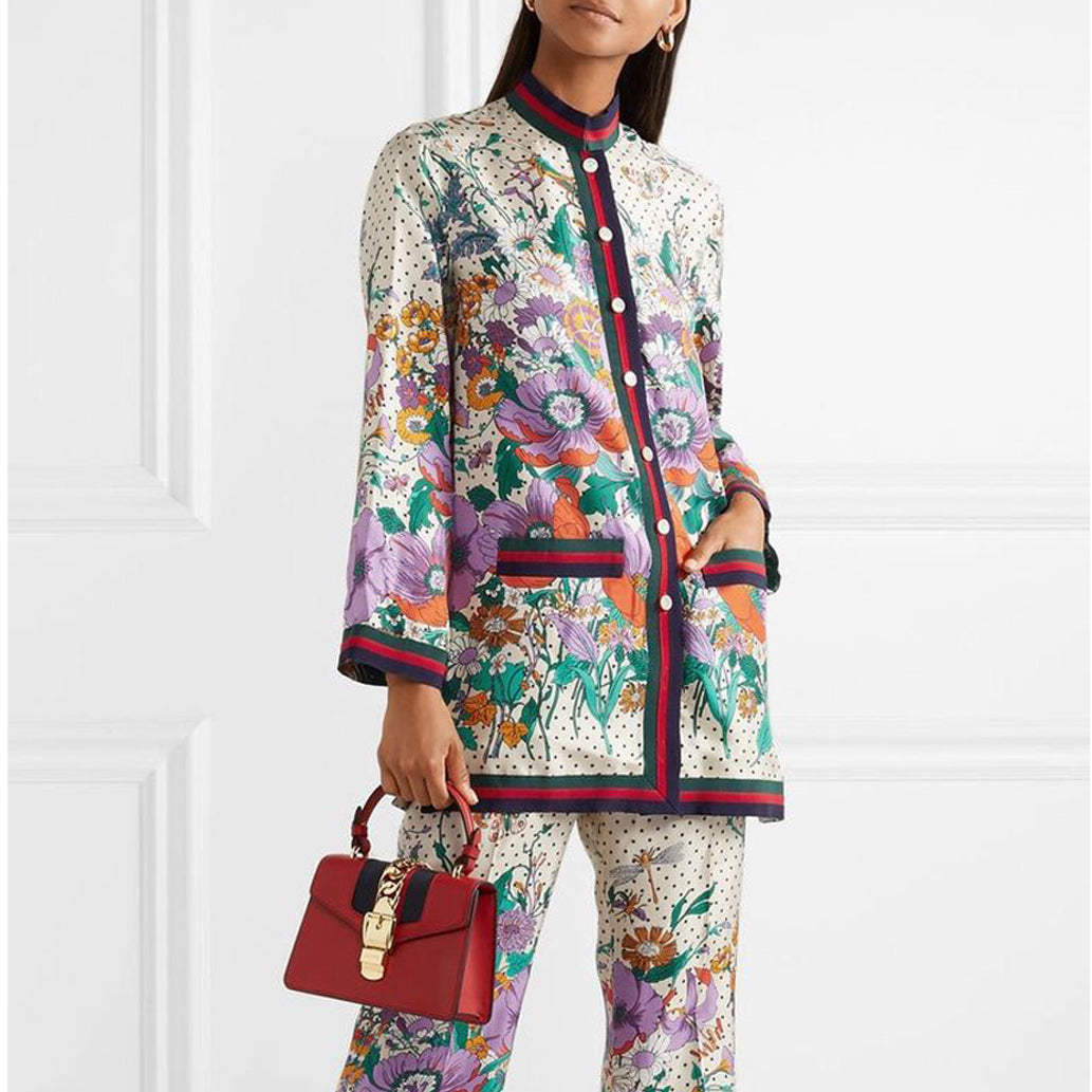 Floral Printed Women Cotton Cord-Set