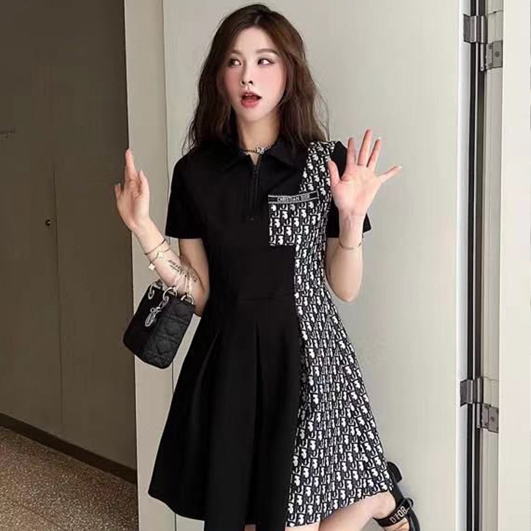 LUXURY HIGH END QUALITY DRESS (BLACK)