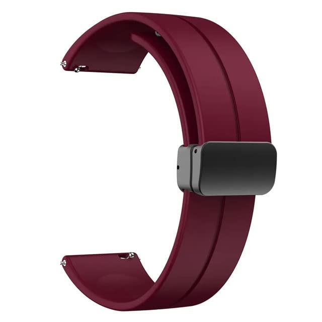 Premium Soft Silicone Watch Strap Compatible with Apple and Android Smartwatches