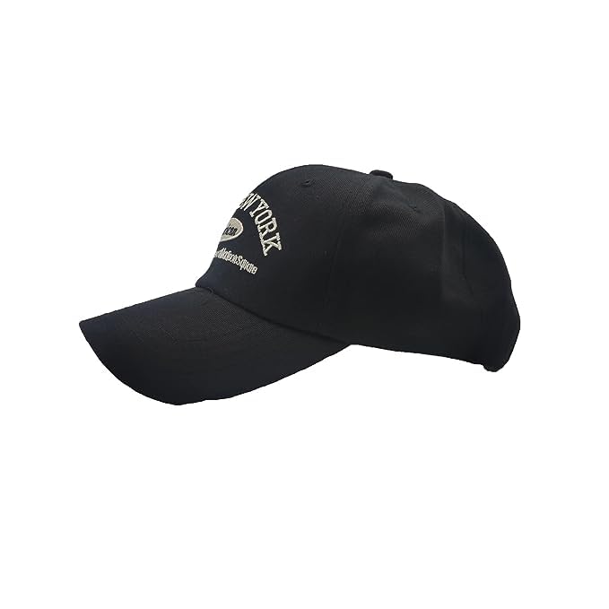 Embroidered Black Baseball Caps for Men and Women