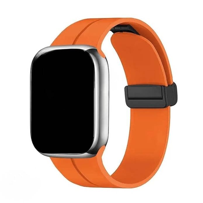 Premium Soft Silicone Watch Strap Compatible with Apple and Android Smartwatches