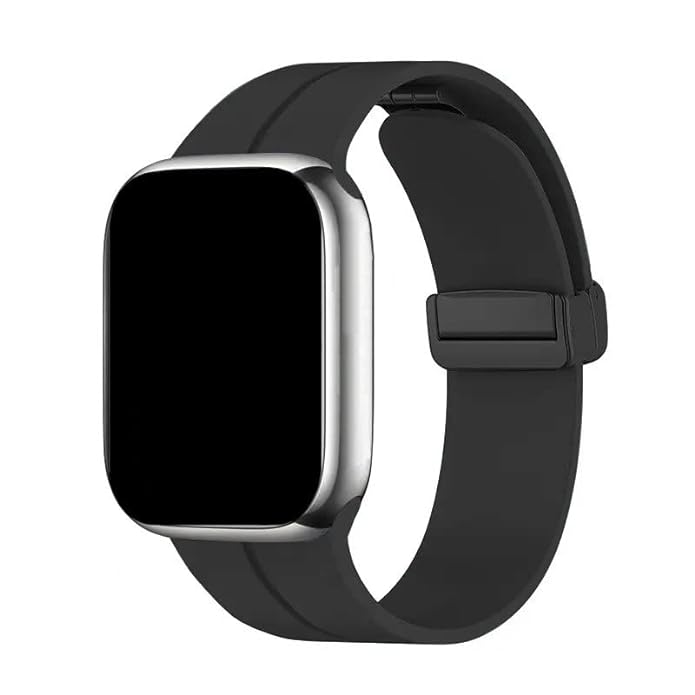 Premium Soft Silicone Watch Strap Compatible with Apple and Android Smartwatches