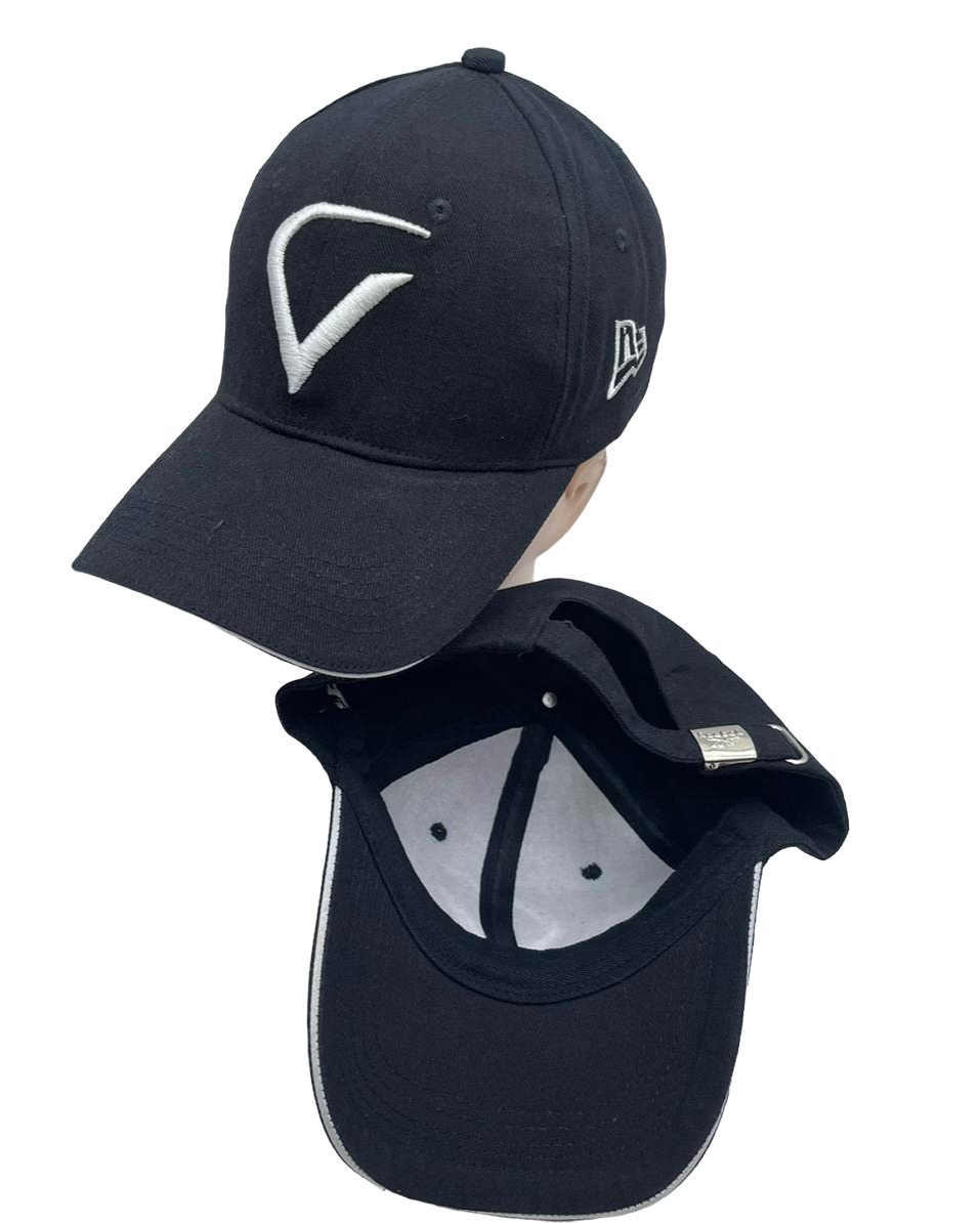 Embroidered Regular Trendy Unisex Cap (Black)
