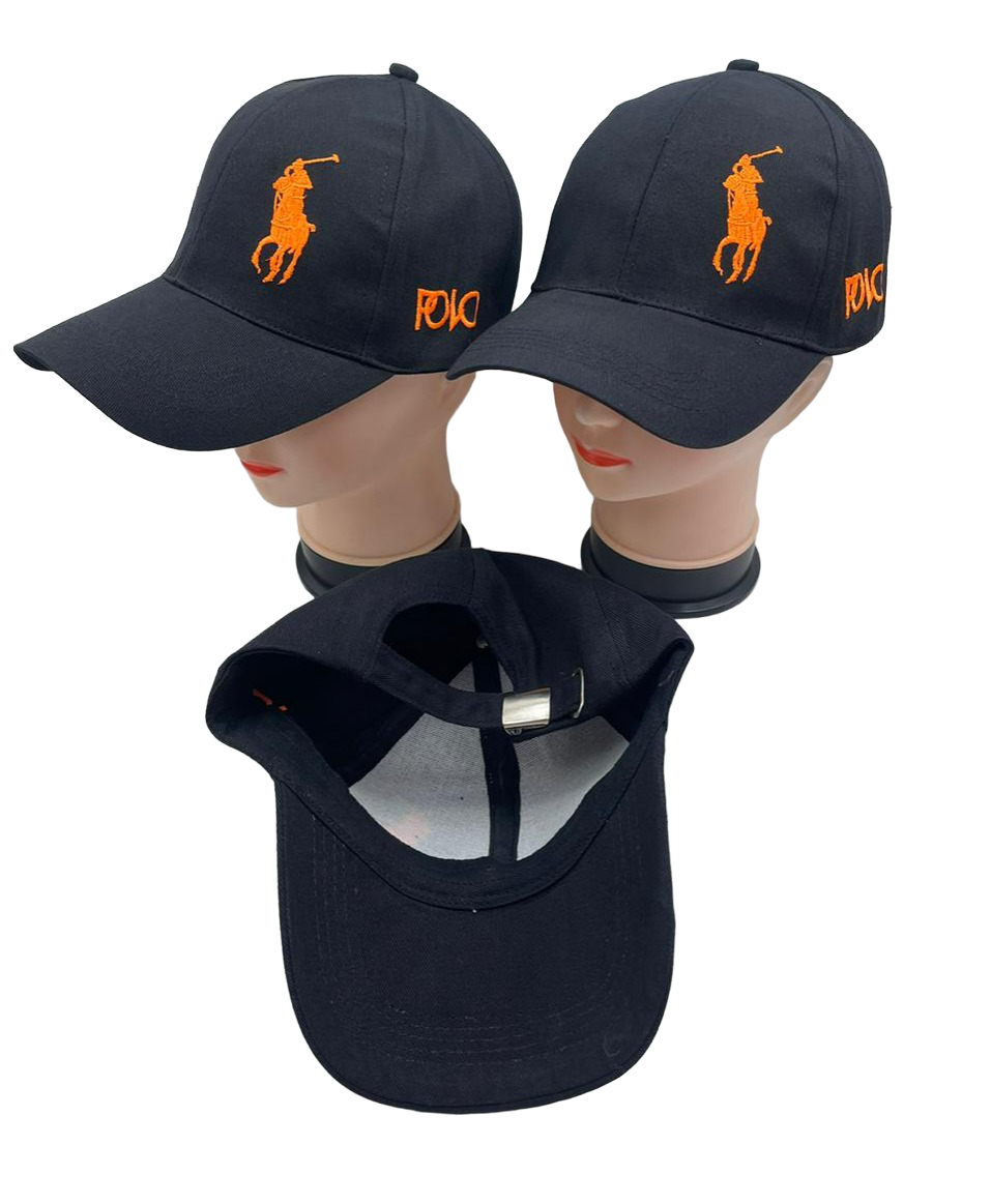 Embroidered Regular Unisex Baseball Cap (Black)