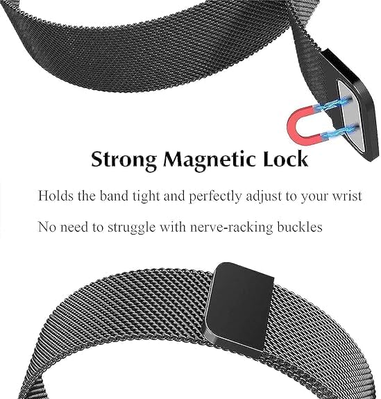 Premium Milanese Magnet Watch Strap Compatible With Apple iWatch and Android Watch