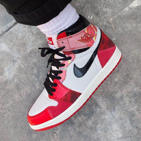 LUXURY RETRO 1 ACROSS THE SPIDER VERSE SNEAKERS FOR MEN