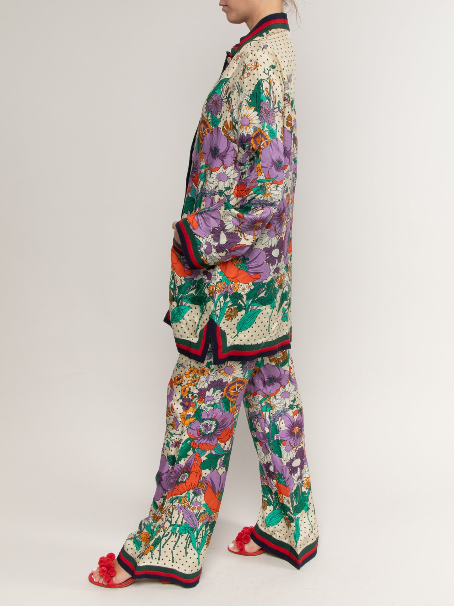 Floral Printed Women Cotton Cord-Set