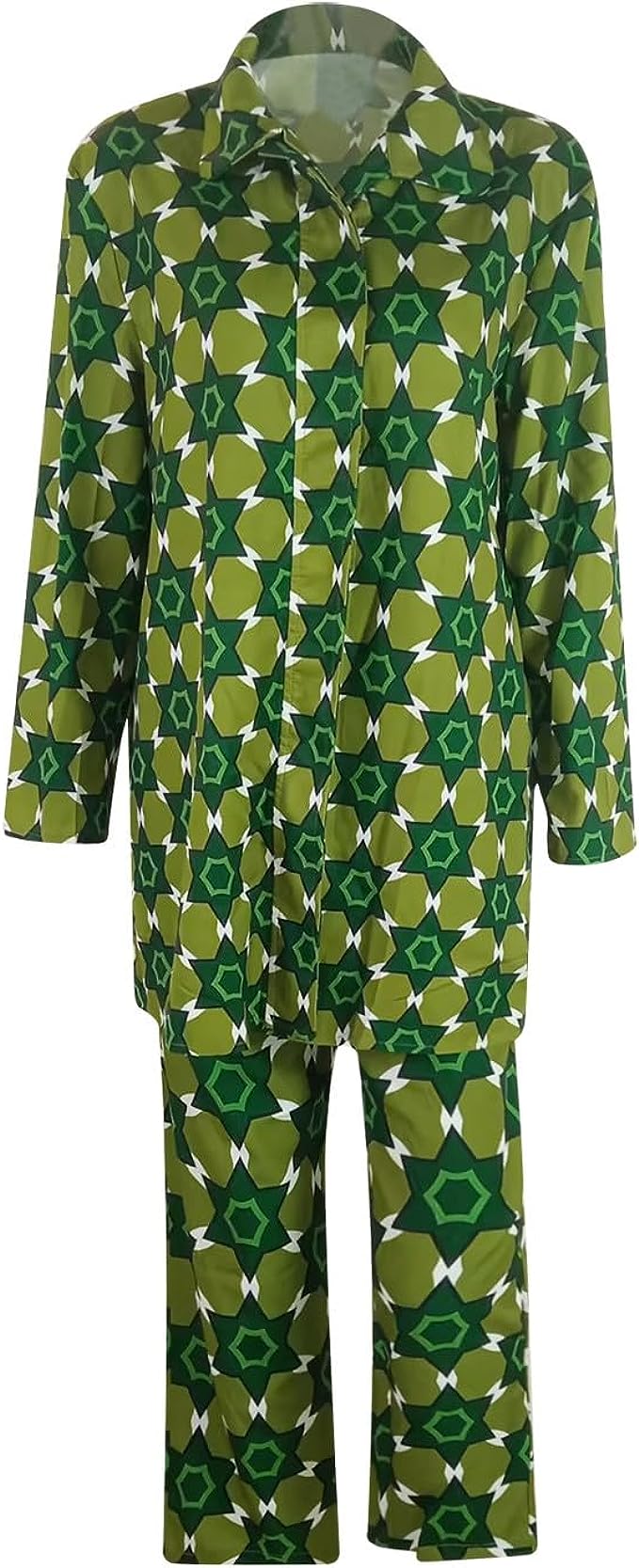Women Printed Shirt & Pants Co-Ord Set