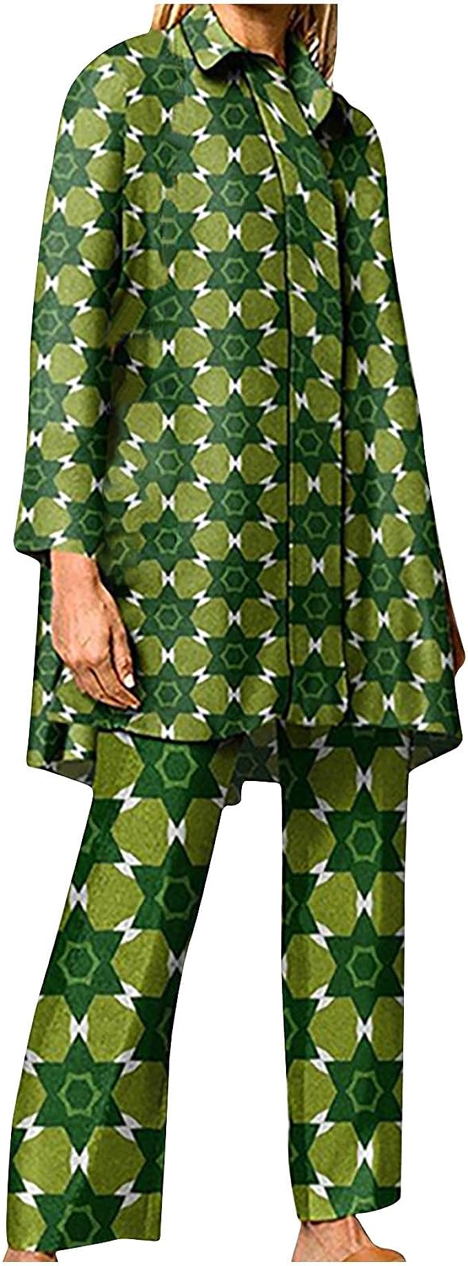 Women Printed Shirt & Pants Co-Ord Set