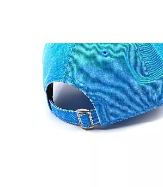 Classic and Cool Embroidery Unisex Blue Cap