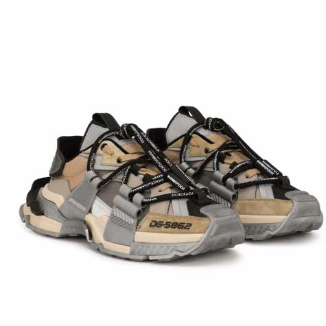 LUXURY GREY SPACE SNEAKERS FOR MEN