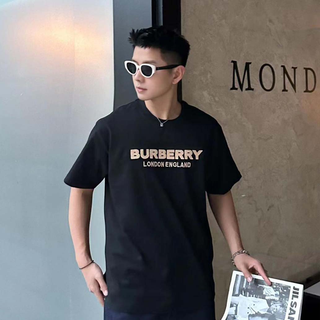 LUXURY DROP SHOULDER ROUND NECK TEES (BLACK)