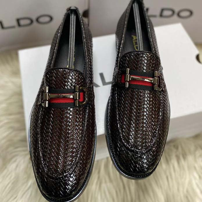 Pattern Classic Formal Loafers For Men
