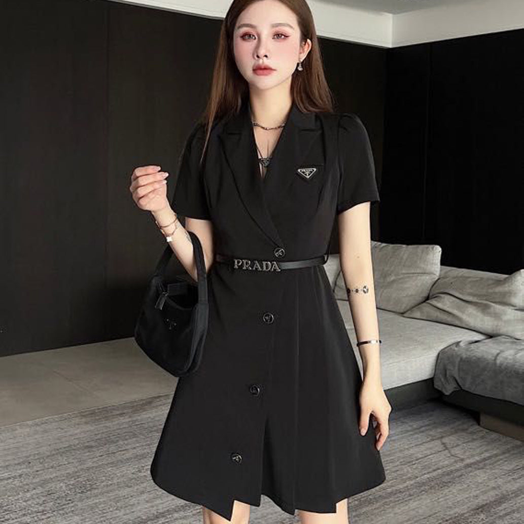 LUXURY HIGH END QUALITY PARTY DRESS (BLACK)