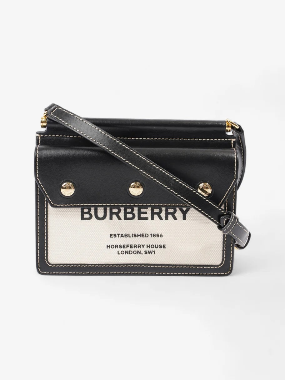 PREMIUM MINI HORSEFERRY CANVAS TITLE HANDBAG