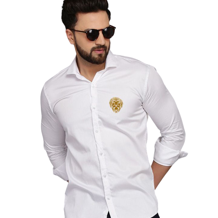 PRINTED LION FACE LOGO SHIRTS