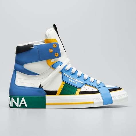 Blended Fabrics Street Style Plain Leather Logo Sneakers