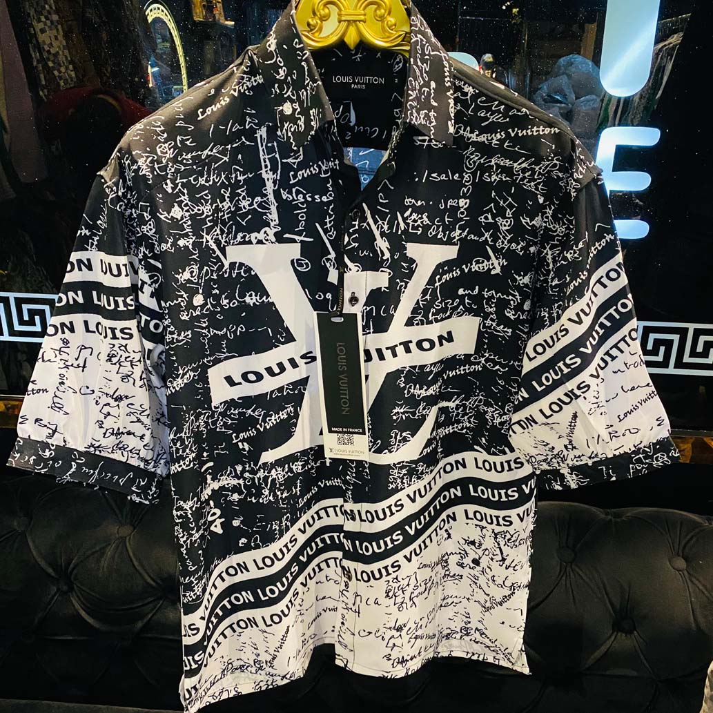 PRINTED LUXURY CUBAN COLLAR SHIRTS