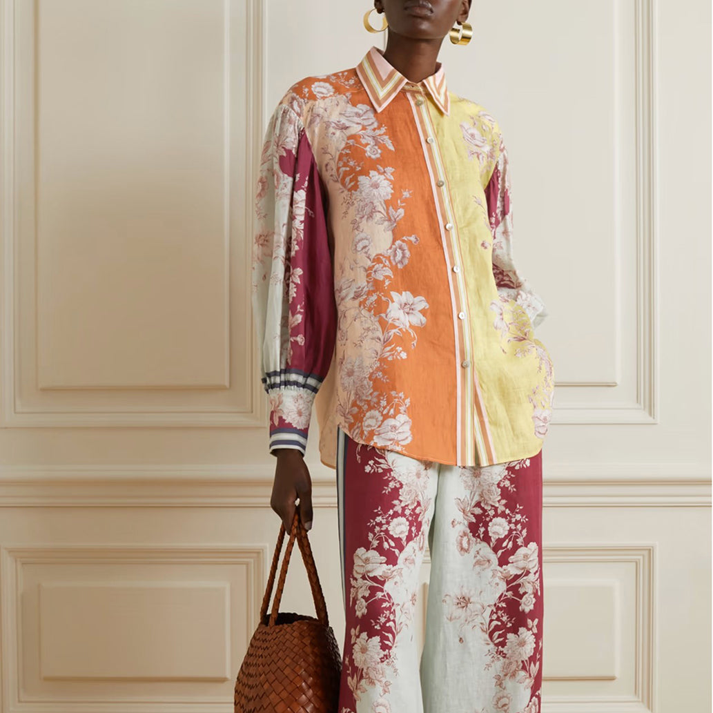 Women Cotton Printed Cord-Set