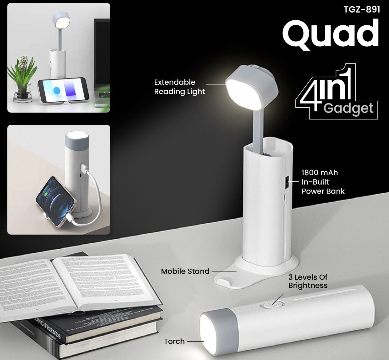 Quad 4 in 1 Gadget (Green)