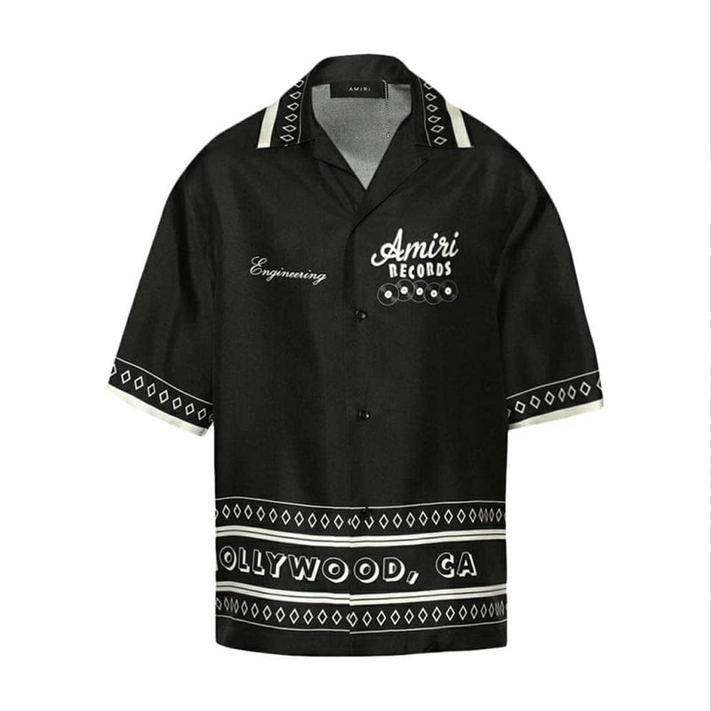 RECORDS SHORT SLEEVE SHIRT FOR MEN (XXL ONLY)