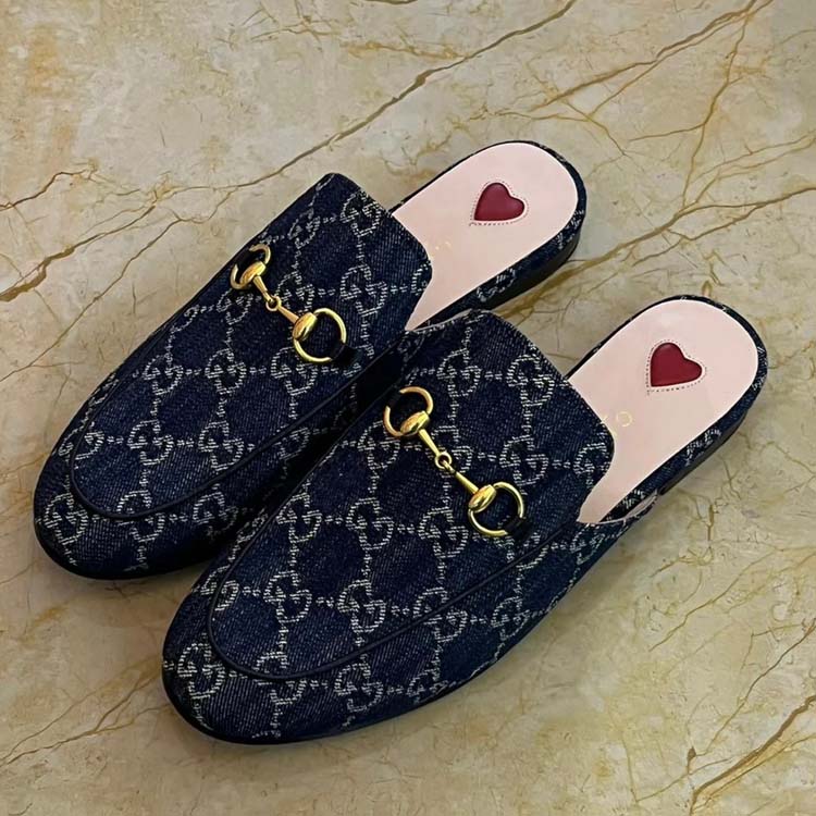 LUXURY DENIM MULES FOR WOMEN