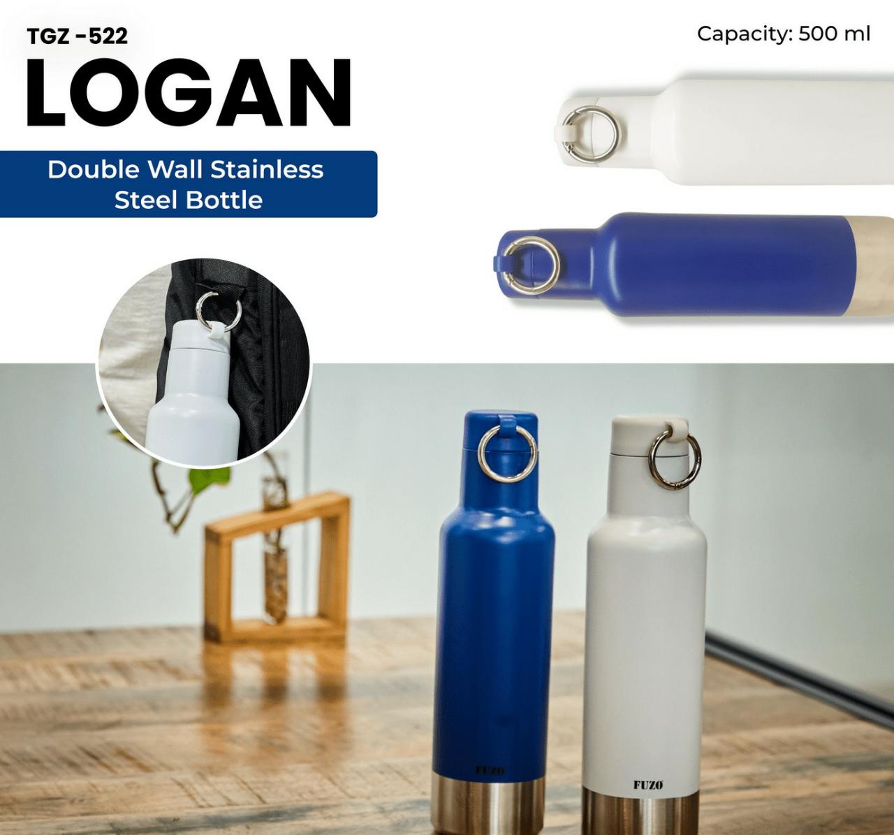 Stainless Steel Water Bottle (White)