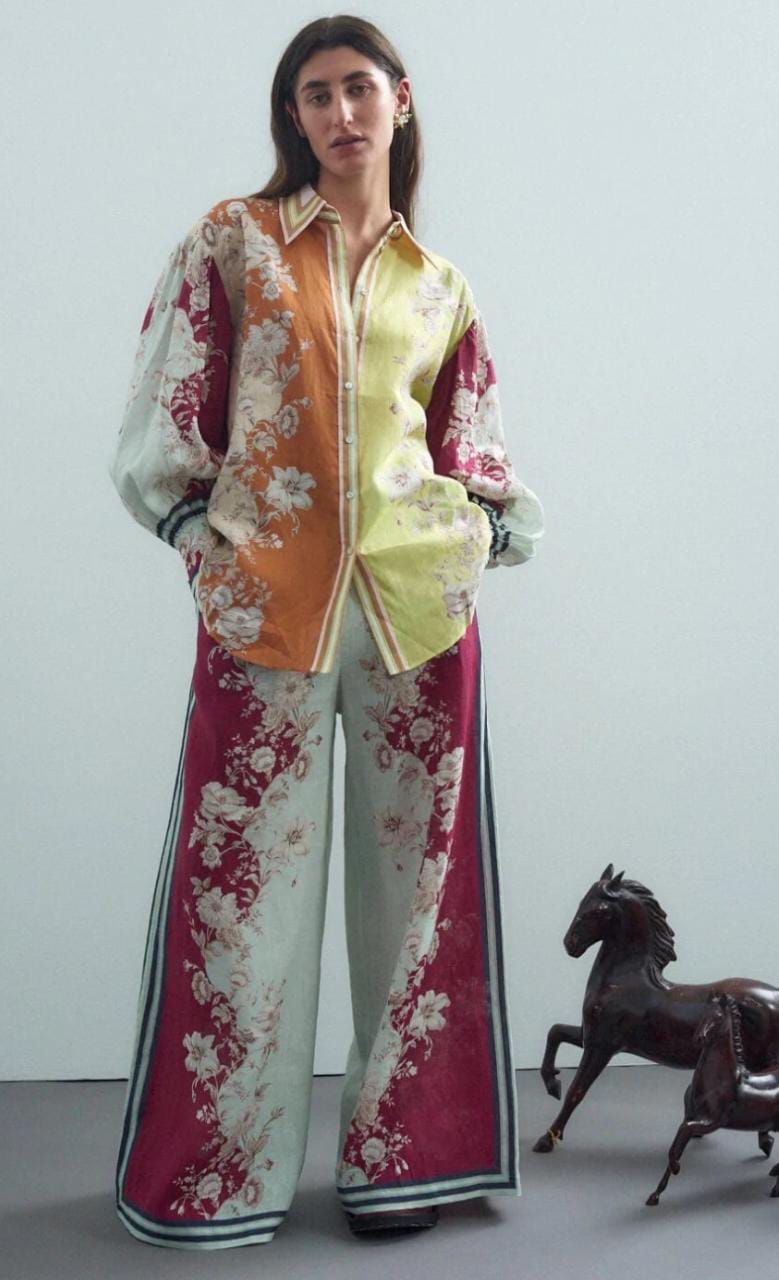 Women Cotton Printed Cord-Set