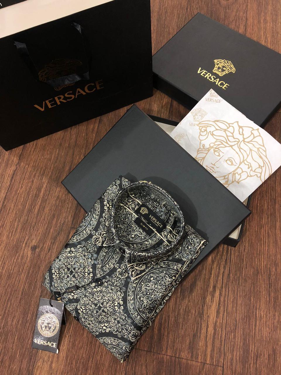 Printed High End Quality Luxury Full Sleeves Shirt for Men