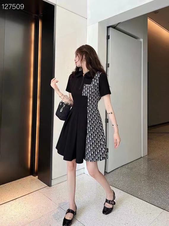 LUXURY HIGH END QUALITY DRESS (BLACK)