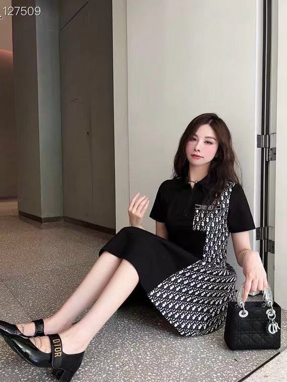 LUXURY HIGH END QUALITY DRESS (BLACK)