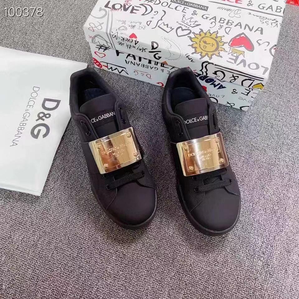 Premium Portofino Sneakers with Metal Accent
