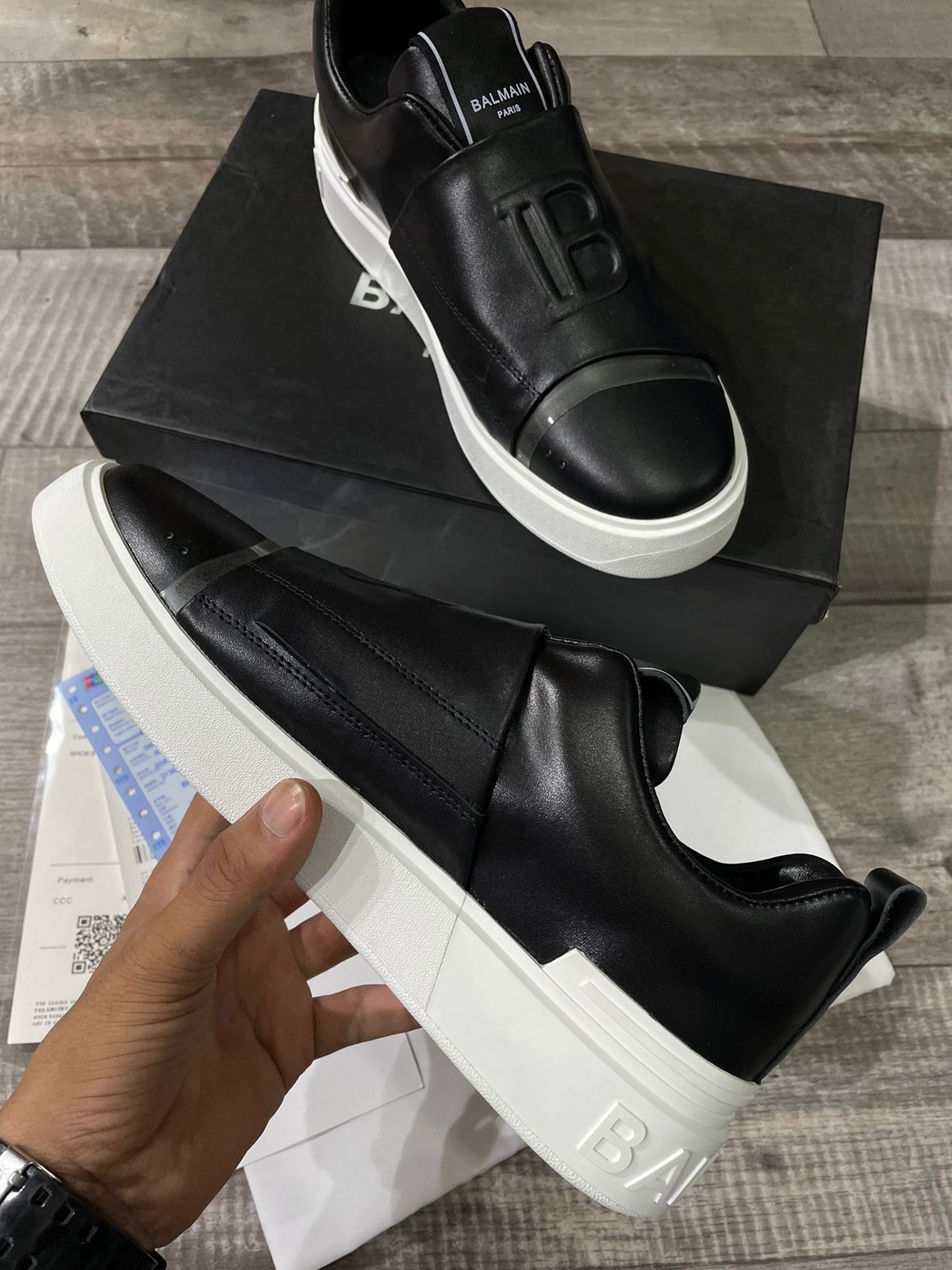 LUXURY BLACK SNEAKERS FOR MEN