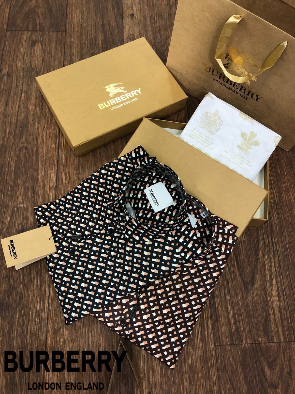 Printed High End Quality Luxury Full Sleeves Shirt for Men
