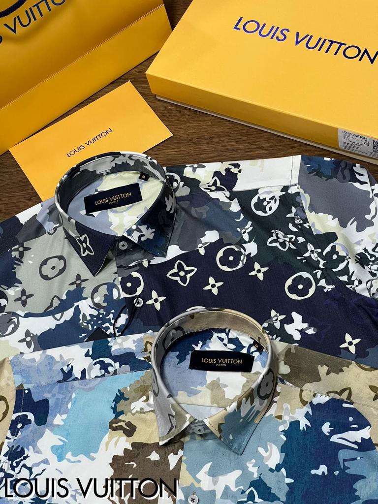 Printed High End Quality Luxury Full Sleeves Shirt for Men
