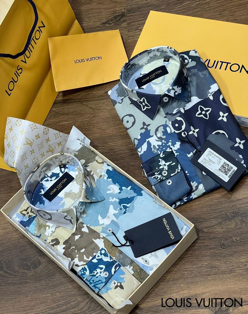 Printed High End Quality Luxury Full Sleeves Shirt for Men