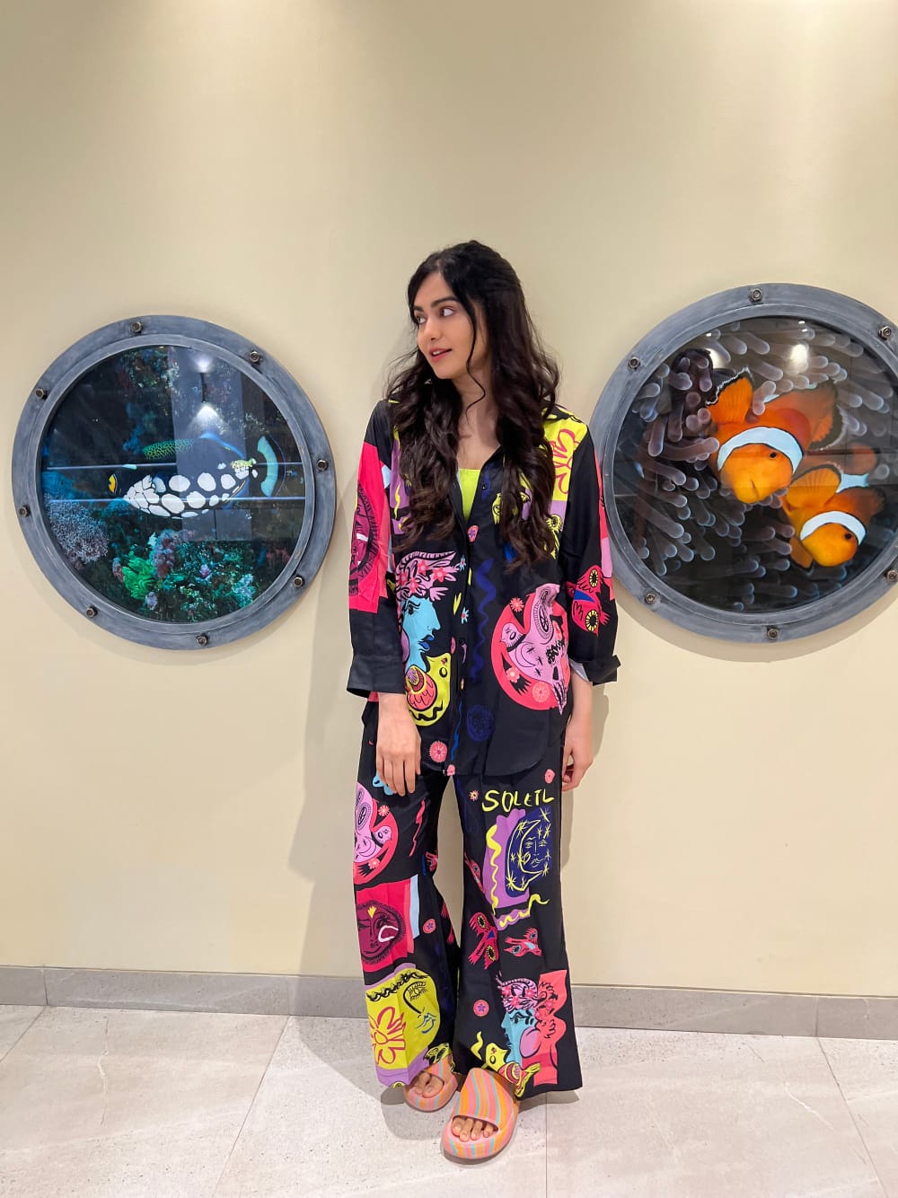 Women Printed Shirt & Pants Co-Ord Set