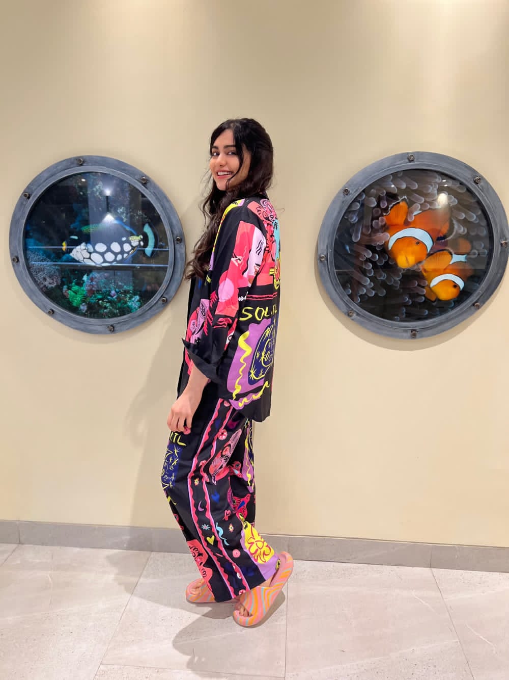 Women Printed Shirt & Pants Co-Ord Set