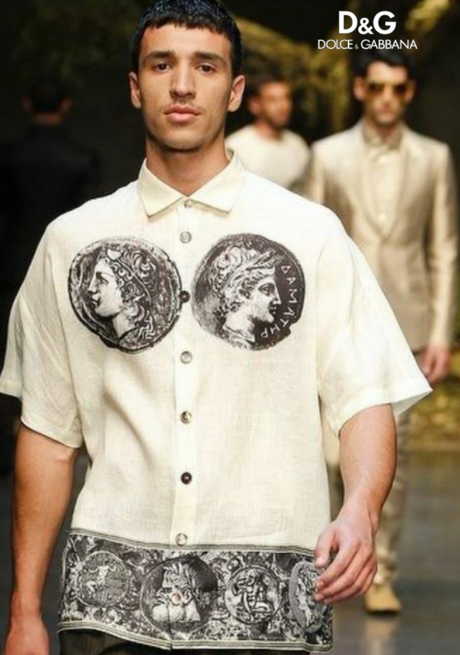 Printed High End Quality Luxury Half Sleeves Shirt for Men