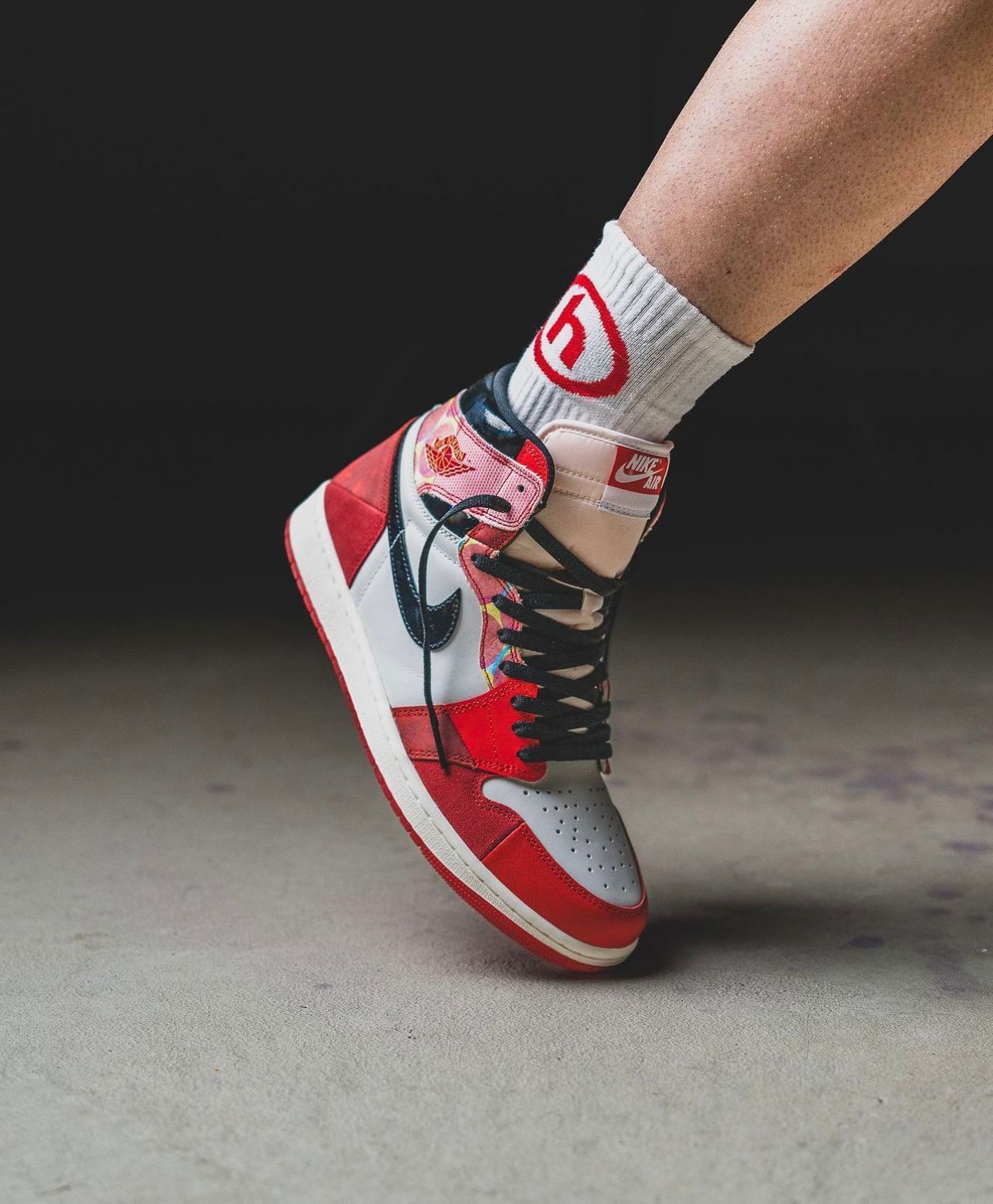 LUXURY RETRO 1 ACROSS THE SPIDER VERSE SNEAKERS FOR MEN