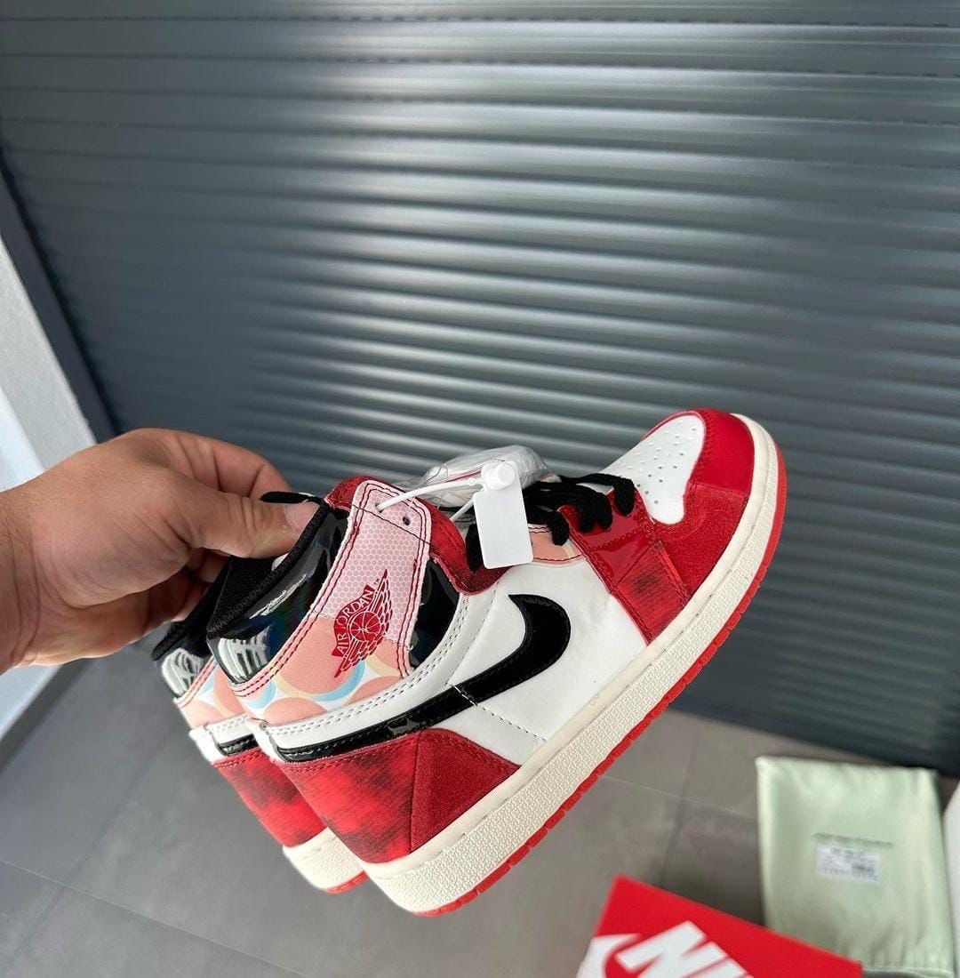 LUXURY RETRO 1 ACROSS THE SPIDER VERSE SNEAKERS FOR MEN