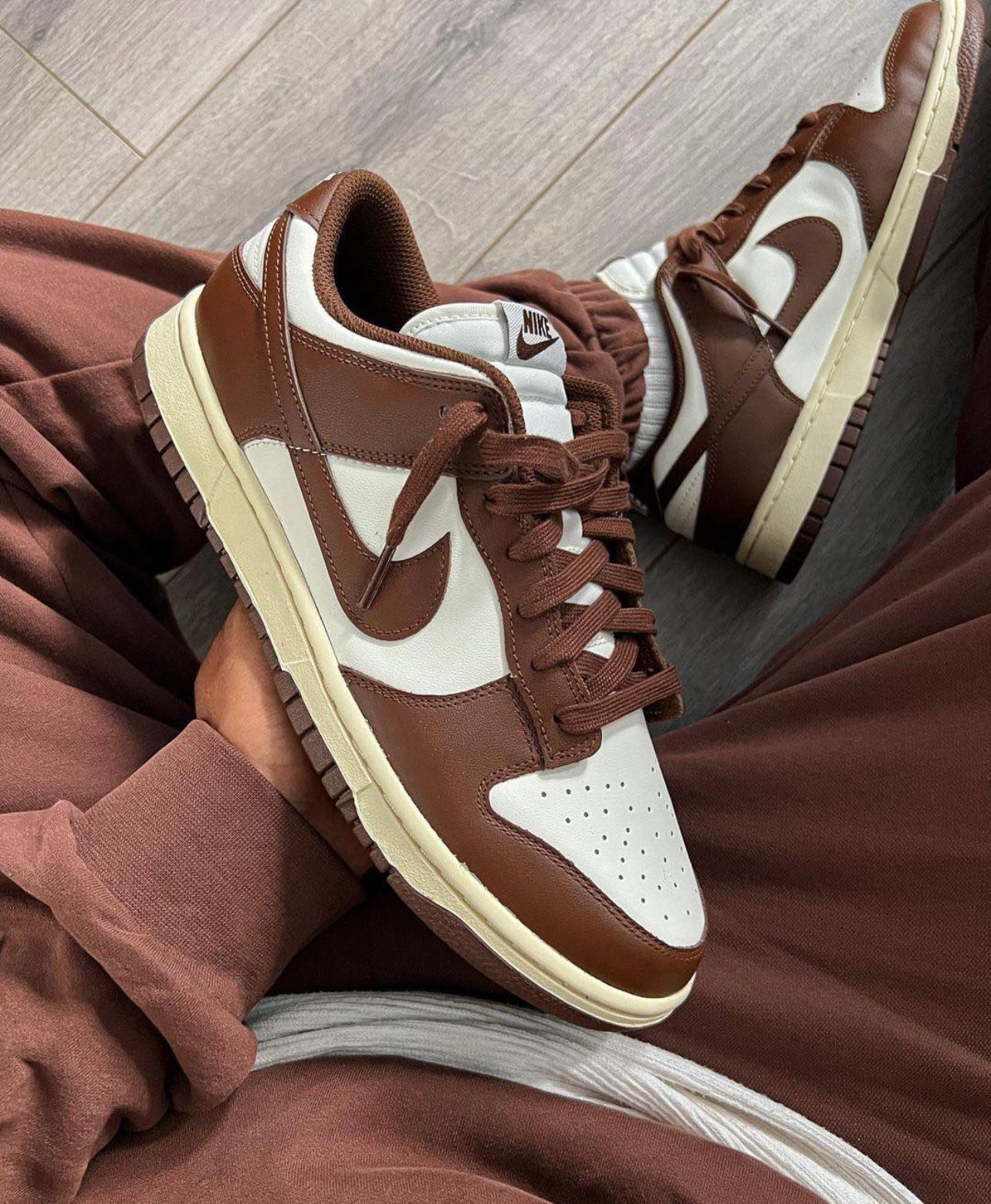 PREMIUM DUNK MOCHA SNEAKERS FOR MEN