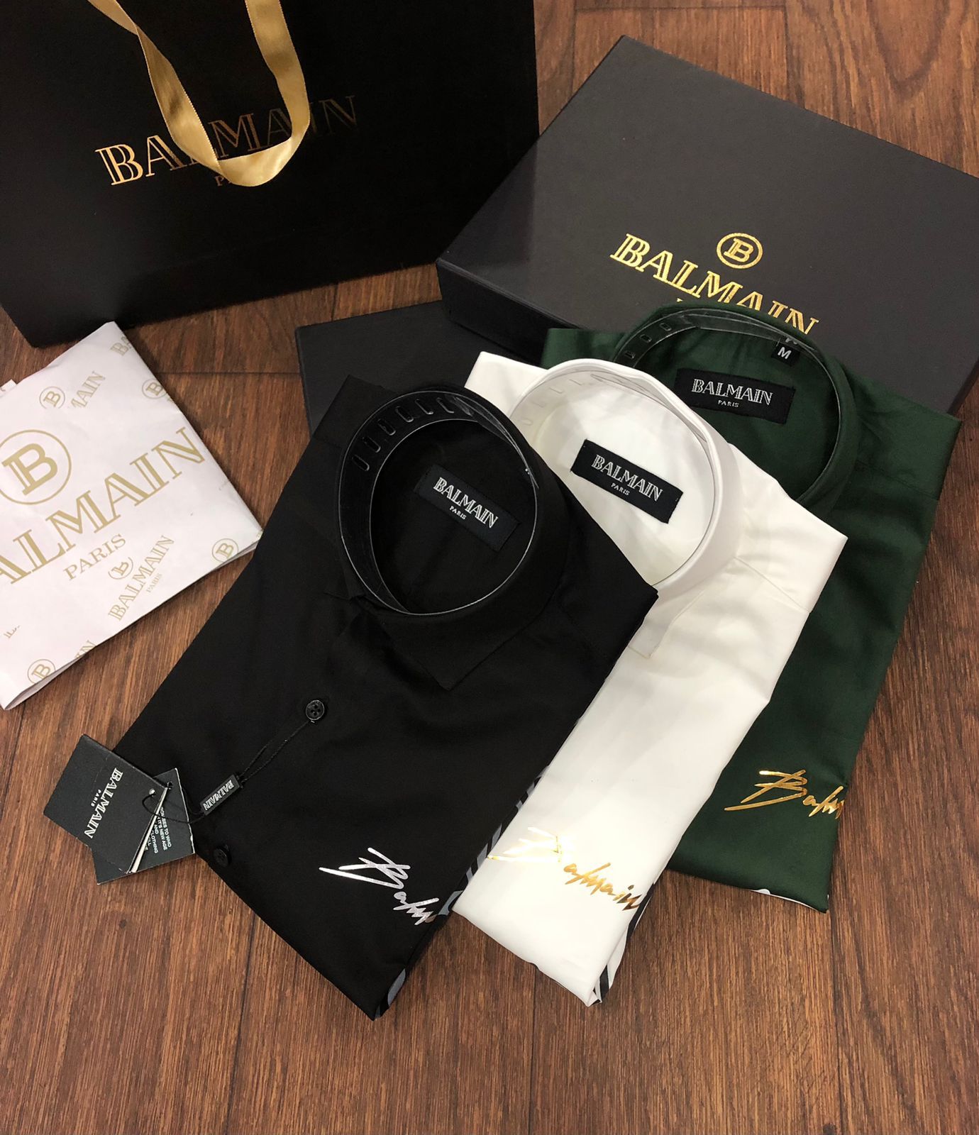 Printed Logo Luxury Full Sleeves Shirt for Men