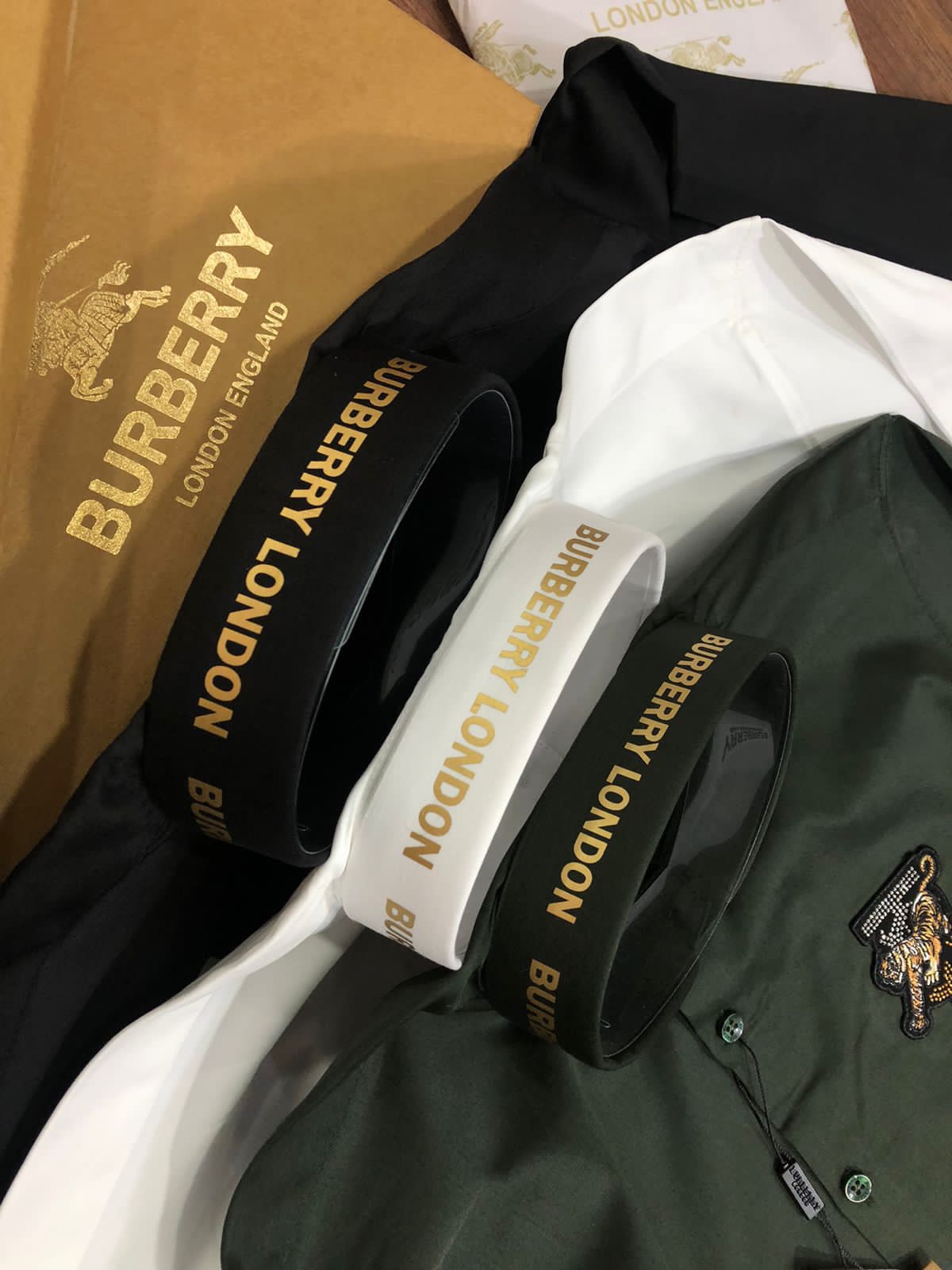 Premium Embossed Logo Full Sleeves Shirt for Men