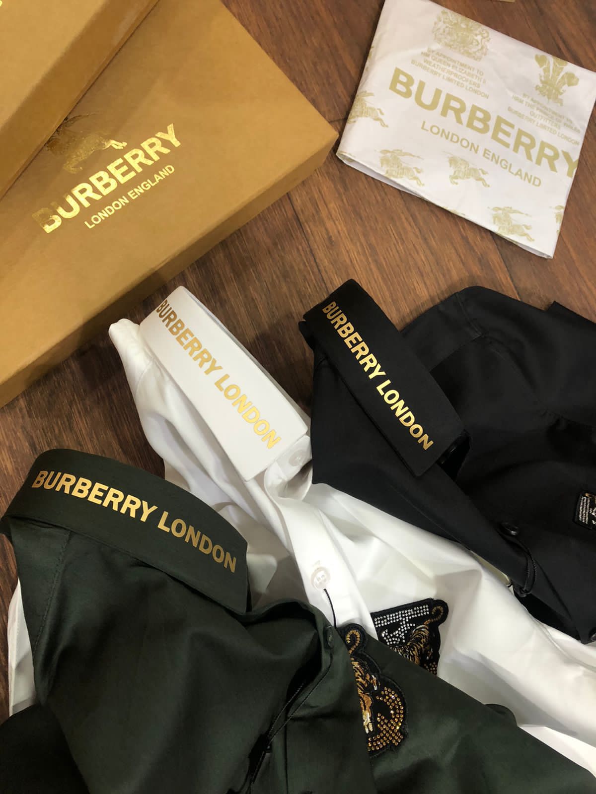 Premium Embossed Logo Full Sleeves Shirt for Men