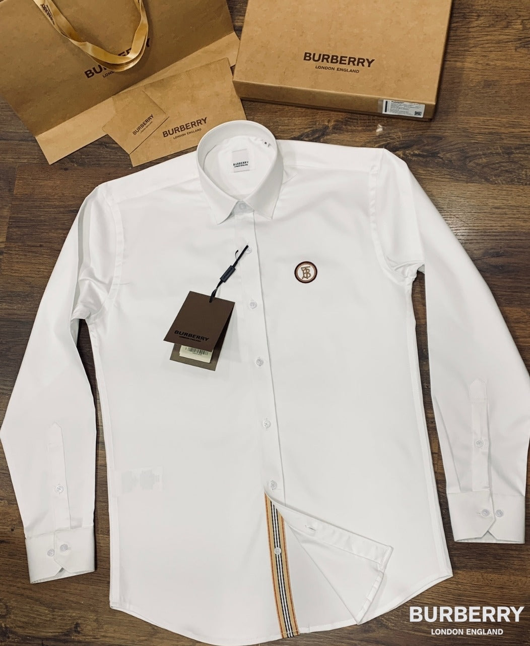 Embroidery Logo Premium Full Sleeves Shirt for Men