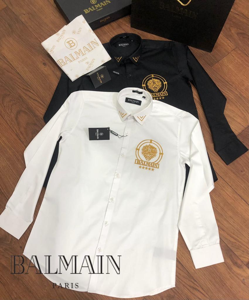 Embroidery Logo Premium Full Sleeves Shirt for Men